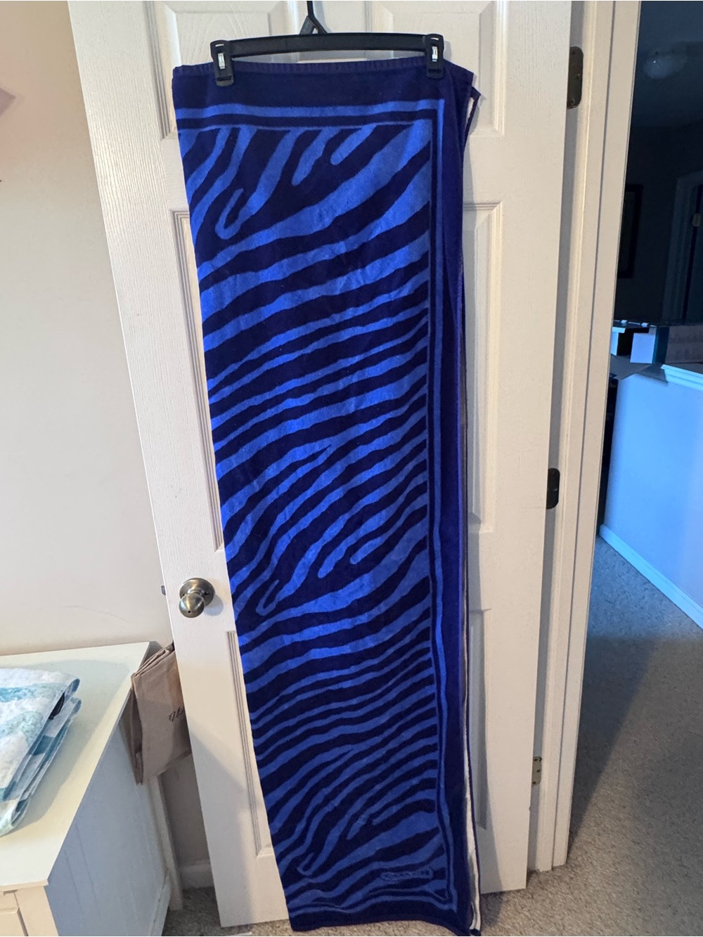 COACH Zebra Stripe Beach Towel